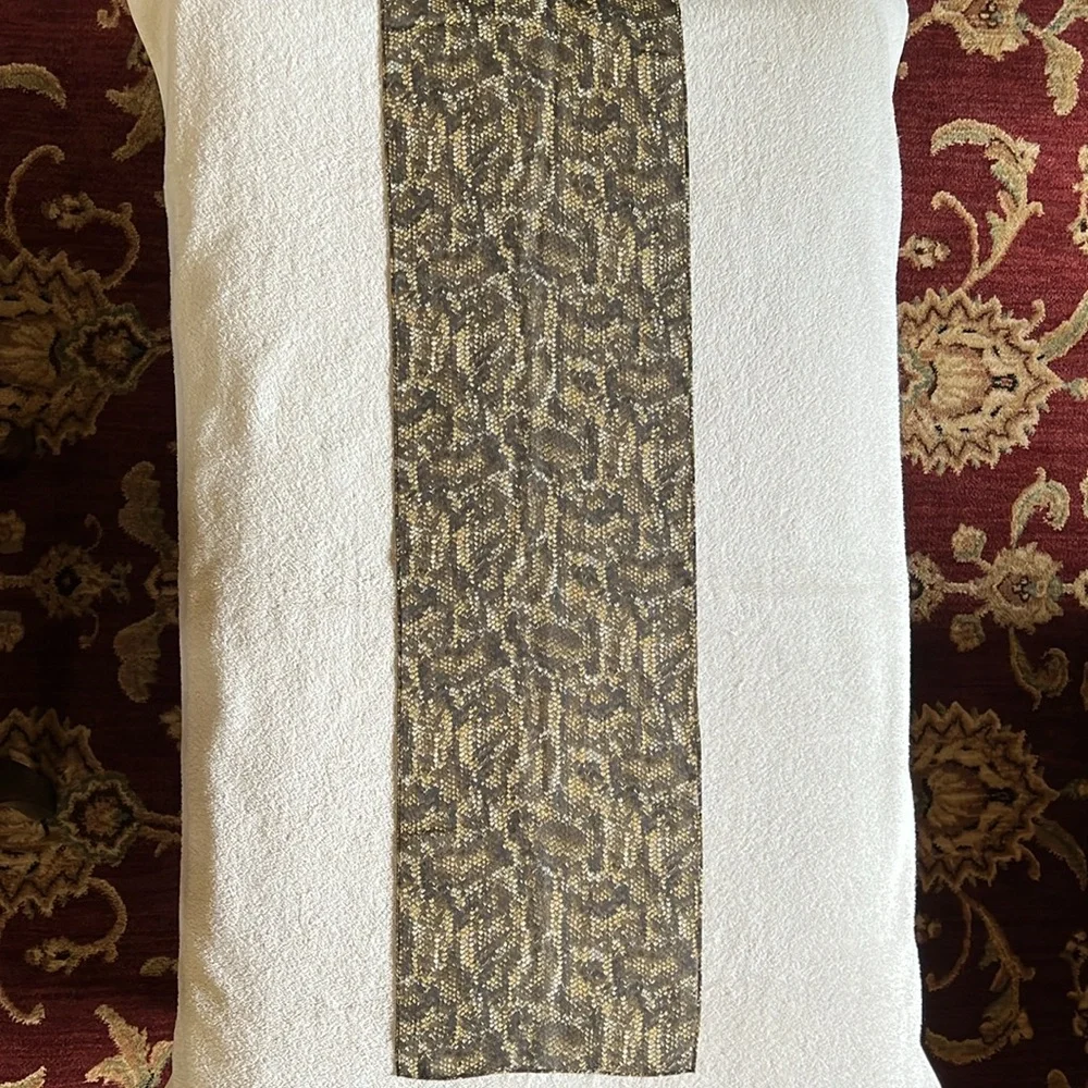 Maggy London Brown and Tan Snake Print Scarf - Picture 10 of 11